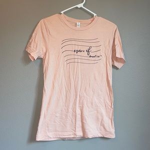 Size medium, super soft, worn once, Bible verse!